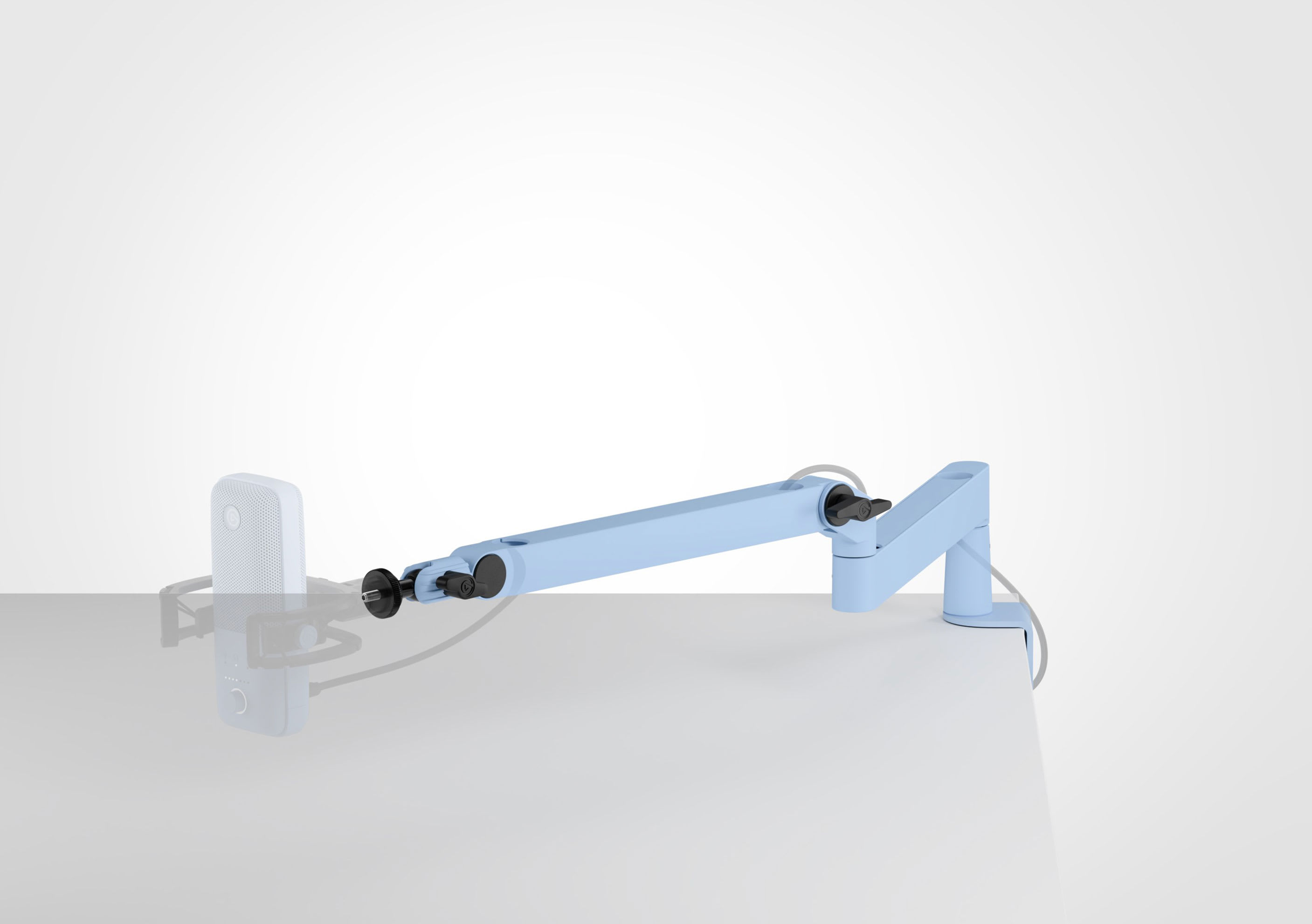 Wave Mic Arm LP - Glacier Ice | Mic Boom Arm for Desks | Elgato